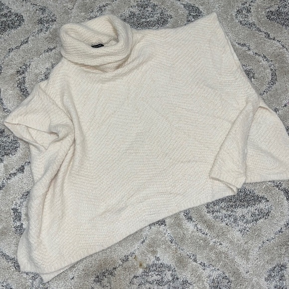 Anthropologie Do Everything In Love Cowl /Turtleneck Poncho Sweater - Picture 3 of 8